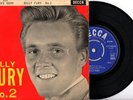 BILLY FURY Billy Fury No.2 EP RARE 1st UK PRESSING Decca 1962