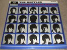 THE BEATLES-A HARD DAY'S NIGHT-1964-MONO VINYL LP-B/YELLOW-SOLD IN UK/FLIPBACK