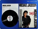 MICHAEL JACKSON Bad 1987 Japan Rare Stevie Wonder Quincy Jones OBI LP N672