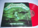 METALLICA RIDE THE LIGHTNING*COLORED VINYL LP*RED LP FRENCH ANTHRAX MEGADETH