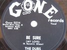 THE DUBS 78 rpm on GONE   