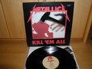Lp METALLICA Kill`em All   MFN UK 1.Pressung original gelbes label