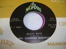 Black Gospel Soul 45 REV. CLEOPHUS ROBINSON  Elijah Rock  on Nashboro