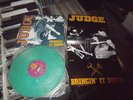  Judge BRINGIN IT DOWN Green vinyl LP + poster MINT NYHC SXE HARDCORE