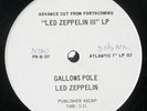 LED ZEPPELIN Gallows Pole on Atlantic NM hand-penned promo