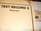ERIC BIBB ETC TEST RECORD 3 DYNAMICS LP 1983 OPUS 3 SWEDEN