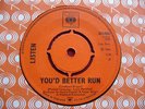 LISTEN -YOU'D BETTER RUN. *ROBERT PLANT*LED ZEPPELIN* STUNNING ARCHIVE MINT.