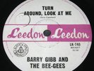 THE BEE GEES   rare LEEDON LK 475   Turn Around Look at Me   Oz beat 45 gibb