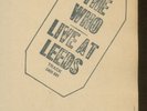 The Who: Live At Leeds - 1st Press UK LP with Black Ink Cover all inserts  MINT-