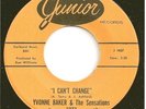 YVONNE BAKER & SENSATIONS Northern 45  I Can't Change