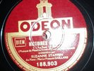 SUZANNE STAPPEN - GAILLARD / FAURE histoires naturelles / ODEON 3*  78 RPM