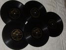 5 one sided Victor / Monarch 78 records Cal Stewart Dan Quinn Collins Harlan