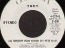 Rare 70's Philly Soul 45 - TROY (Columbia)  And Tomorrow Means Another Day...