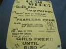 RARE HARLEM WORLD ORIDINAL FLYER.THE FEARLESS FOUR-JAM PATROL-TOO TUFF CREW