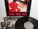 METALLICA LP - Kill 'Em All - Orig Megaforce - 1983 - A-1/A-1 1st Press - GREAT