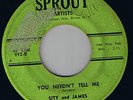 Sity and James 45 Northern Soul  VG 7 Sprout Dancer LISTEN MP3