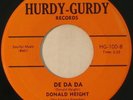 DONALD HEIGHT De Da Da HEAVY FUNK/SOUL 45 Hurdy Gurdy MP3