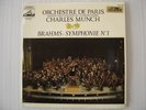 BRAHMS SYMPHONY N°1 ORCHESTRE DE PARIS MUNCH EMI CVB 2085 STEREO , Superb 