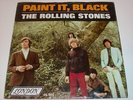 THE ROLLING STONES   PAINT IT, BLACK/STUPID GIRL   W/PS