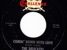 THE DELICATES Comin' Down With Love R&B SOUL 45 CHALLENGE 59304 GIRL GROUP