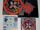 KISS LP Rock and Roll Over 1st Press INSERTS STICKER + ORDER FORM Vinyl Record