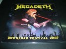 MEGADETH    download festival 2007  7'   clear vinyl