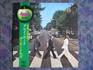 BEATLES abbey road Orig. JAPAN '69 APPLE RED WAX OBI INSERT INNER SLEEVE EXPORT