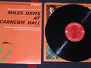 Miles Davis  AT CARNEGIE HALL  Lp Original von 1962   old 360 COLUMBIA  CS 8612