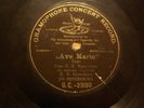 TRES RARE DISQUE POUR GRAMOPHONE GC 23190 AVE MARIA ST PETERSBURG