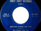 * FREDDY COLE TRIO Brother Where Are You HYPER RARE FUNK SOUL JAZZ First Shot 45