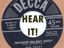 Rockabilly: RED FOLEY-Tennessee Hillbilly Ghost/Pulaski P.O. HIS BEST 2-SIDER