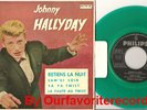 JOHNNY HALLYDAY EP RETIENS LA NUIT ESPAGNE VINILE VERT