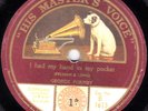 GEORGE FORMBY Sr 78  I HAD MY HAND IN MY POCKET /ALL OF A SUDDEN IT STRUCK ME E-