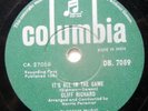 India Cliff Richard Your Eyes Tell On You 78Rpm Record DB7089 Made in India am13