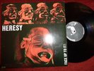 HERESY - FACE UP TO IT 1ST PRESS RARE