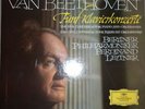 KEMPFF - LEITNER / BEETHOVEN 5 concertos / DGG