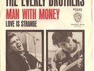 EVERLY BROTHERS-PICTURE SLEEVE on WARNER BROS.--(LOVE IS STRANGE)+ 45-PS--PIC