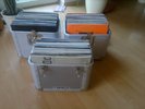 3 Alu Case mit House/Techno/Schranz Vinyls