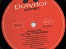 RARE Deutsche Jimi Hendrix LP 1967 Are you experienced Polydor 184 085 VG++