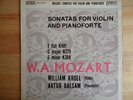 DECCA PRESSED L'OISEAU LYRE - MOZART SONATAS FOR VIOLIN & PIANO - KROLL / BALSAM