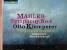 COLUMBIA SAX 2441 MAHLER SYMPHONY NO. 4  KLEMPERER NM