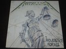 Metallica rare '88 UK 1st press 2LP .. Justice For All on Vertigo Swirl  mint-