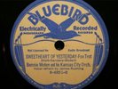 Bluebird B-6851 Bennie Moten Kansas City Orch. Prince of Wales Sweetheart 78 E-