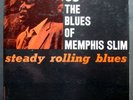 MEMPHIS SLIM Steady Rolling Blues ORIGINAL BLUESVILLE PRESTIGE LP MONO RVG DG
