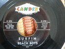 GARAGE SURF 45 rpm BEACH BOYS on CANDIX 301 lb SURFIN 1962 MINT-