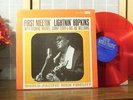 LIGHTNIN' HOPKINS LP FIRST MEETIN' ORIGINAL WORLD PACIFIC on RED VINYL VG+