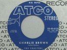 COASTERS . . R&R  RARE STEREO 45  . . Charlie Brown / Three Cool Cats  . . EXC