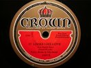 Crown 3105 Eubie Blake It Looks Like Love High Steppers Let's Get Friendly 78