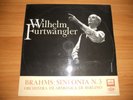 WILHELM FURTWANGLER BRAHMS SINFONIA N.3 ORIGINAL EMI QALP 10259