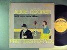 Alice Cooper  Pretties For You   Original Label with rare sticker on cover
